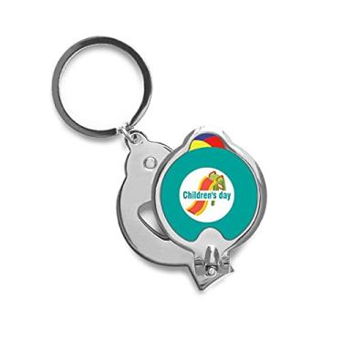 Imagem de Cortador de unhas de aço inoxidável para dia das crianças, puro, Happy Art Deco, presente moderno