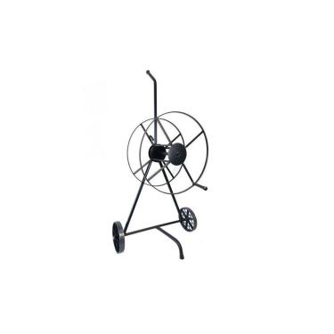 Imagem de Suporte Enrolador De Mangueira Com Carrinho 94x38x25cm