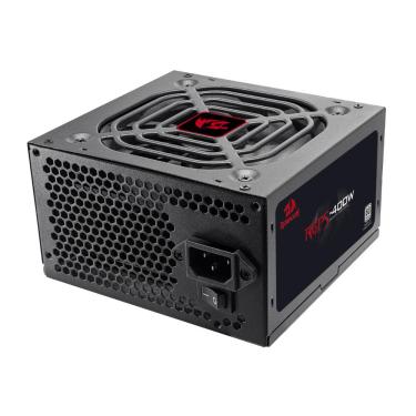Imagem de Fonte 400W Redragon RGPS-400W - PFC Ativo - Eficiência 80% - 80 Plus White - GC-PS012
