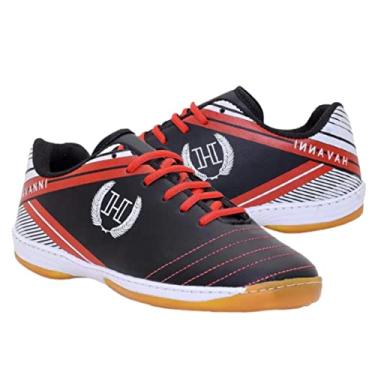 Imagem de Tênis Futsal Chuteira Futebol de Salão Havanni Comfort Tamanho:39;Cor:Vermelho