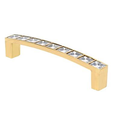 Imagem de CHICIRIS Alça de cristal, puxador de armário de liga de zinco para armário para cômoda para armários para gaveta