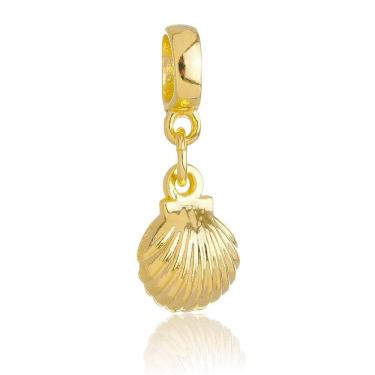 Imagem de Pingente Berloque Concha do Mar Pandora Banhado a Ouro 18k