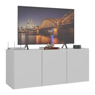 Imagem de Rack Para Tv Até 32 Polegadas Com Suspenso Mp1066 Branco Branco