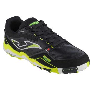 Imagem de Chuteira de Society Joma FS Reactive - Preto e Verde Cor:Preto;Tamanho:40