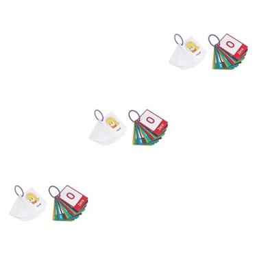 Imagem de Wakauto 6 Conjuntos cartão de aprendizagem para crianças brinquedos de animais crianças educacionais cartões flash brinquedos para crianças estudar para crianças cartão flash infantil