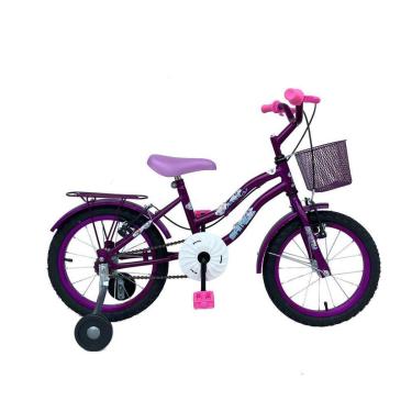 Imagem de Bicicleta Infantil Feminina Samy Aro 16 Jady Rosa Com Rodinha Lubrificada-Feminino