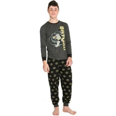 Imagem de Pijama Longo Juvenil Batman DC Comics 28.39.0001-Masculino