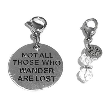 Imagem de Pingente de encaixe, construa sua própria pulseira, bolsa, bolsa, mensagem, inspirador, chaveiro, puxador com zíper, joias, Metal