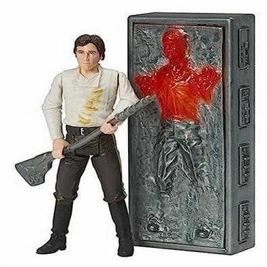 Imagem de Boneco do Han Solo com bloco de carbonite Star Wars Saga 2006#2