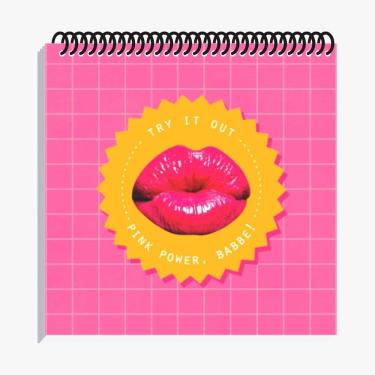 Imagem de Bloco De Anotações Pinkcore 14X14 Espiral Com 80 Folhas