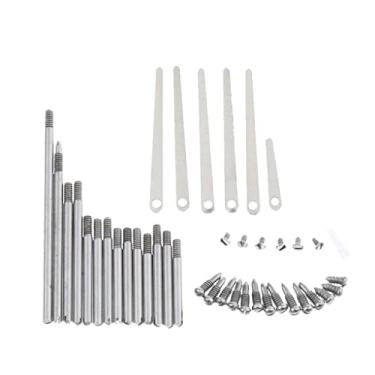 Imagem de Conjunto de ferramentas de manutenção de parafusos de clarinete, peças de reparo de haste de metal para tocador de instrumento de sopro, ótimo presente DIY