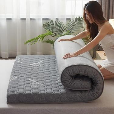 Imagem de SYAFGYRV Colchão futon japonês dobrável dobrável para crianças adultas