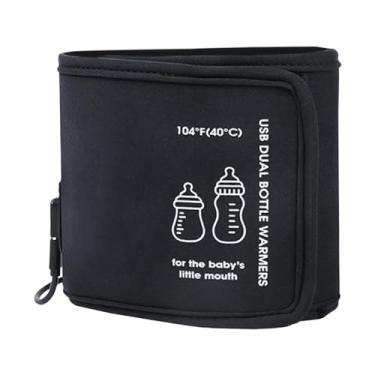 Imagem de Almencla Aquecedor de mamadeira para viagem, temperatura constante, aquecedor de leite materno para uso ao ar livre, uso interno, viagem, amamentação, dirigir