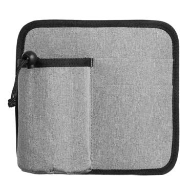 Imagem de Almencla Porta-copos para bagagem Porta-copos para mala Porta-copos -voz Porta-bebidas para atendentes, cinza