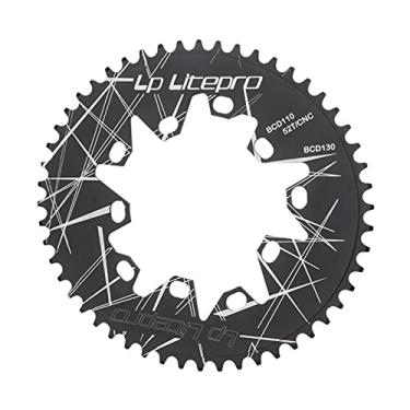 Imagem de Fancyes Ultralight Bike Chainwheel BCD 130mm 7-10 Velocidades de Corrente de Substituição da licencia da Roda Corrente, 52T