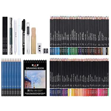 Imagem de Xiaojikuaipao 72 lápis de cor artísticos à base de óleo, embalagem de 12 peças