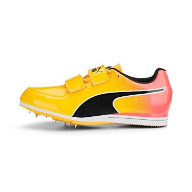 Imagem de PUMA Tênis feminino Evospeed Triple Jump, Sun Stream-Sunset Glow Black, 46, Sun Stream-sunset Glow-puma preto, 14