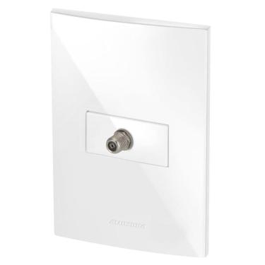 Imagem de Conjunto 1 Tomada Tv Cabo Coaxial - Alumbra Inova Pro- 85060