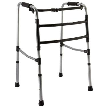 Imagem de Andador Adulto Articulado Fixo em Alumínio 3 Barras até 140kg Cadeirante Idoso DB008 Dilepé (Adulto)