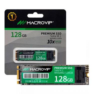 Imagem de SSD 128GB Macrovip, M.2 2280, SATA 3 (6Gb/s), Leitura 560MB/s, Gravaçã
