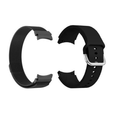 Imagem de Pulseiras Magnética e Silicone Compatível Com Samsung Galaxy Watch 5 4
