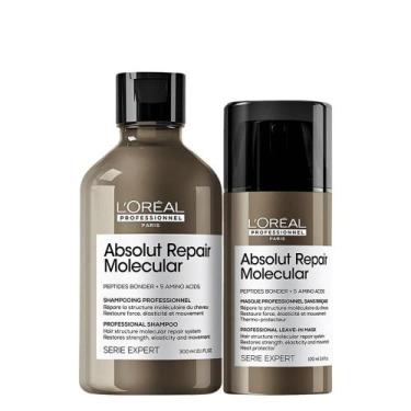 Imagem de Kit L'Oréal Professionnel Absolut Repair Molecular Shampoo e Leave-in 