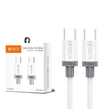 Imagem de Cabo De Dados e Carregamento 2 METROS Compatível Iphone 15 / 15 Pro Ma