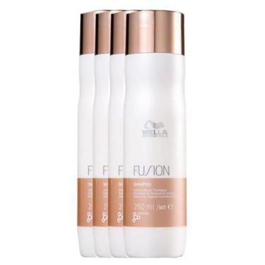 Imagem de Kit 4 Shampoo Fusion 250ml - Wella Professionals