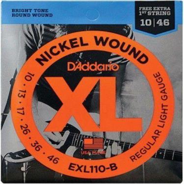Imagem de Encordoamento Para Guitarra Daddario Exl110-B 6 Cordas Regular Light 0