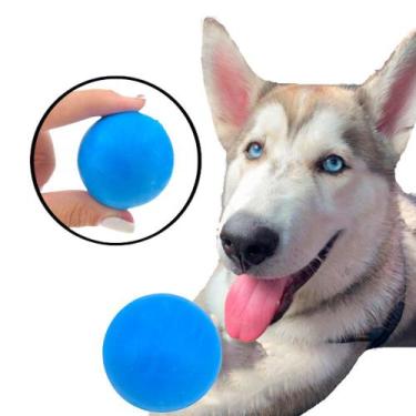 Imagem de Brinquedo Cachorro Bolinha Maciça E Lisa P/ Cão Pequeno 45mm - BrinqPe