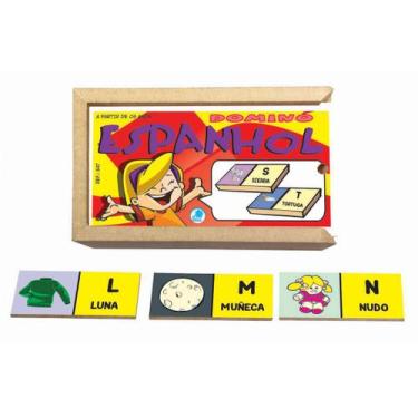 Imagem de Jogo de Dominó Infantil Espanhol - Simque