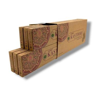 Imagem de Incenso Natural Goloka Organic Kastoori - Caixa Fechada (6 caixinhas)