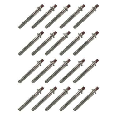 Imagem de Kit 20 Parafuso Afinação De Bateria 50mm X 5mm 7/32  - Spanking