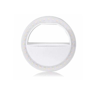Imagem de Ring Light para Celular Selfie Mini - Clipe Anel Led Branco - TUDOPRAF