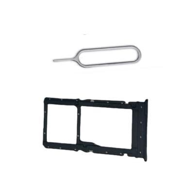 Imagem de zhxchzhi Bandeja de cartão SIM OEM Slot de suporte para cartão SD + pino de substituição para Motorola Moto G53 5G XT2335 XT2335-2 Preto