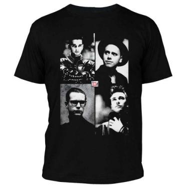 Imagem de Camiseta masculina malha 100% algodão estampa Depeche Mode - 101 em se