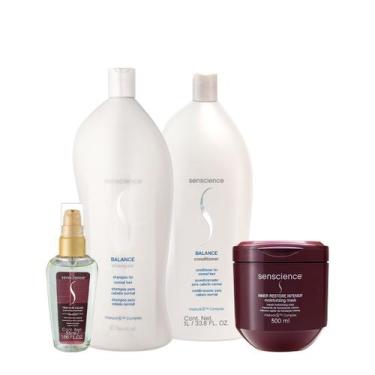 Imagem de Kit Senscience Balance Intensif True Hue Salon Total Sérum (4 produtos