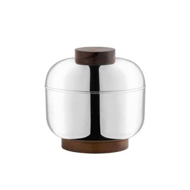 Imagem de Bowl Volupté Pequeno Níquel com Madeira - St James