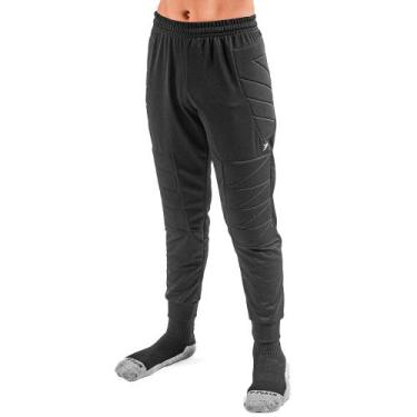 Imagem de Calça de Goleiro Infantil Poker Mundial 5 Preto, Preto, M