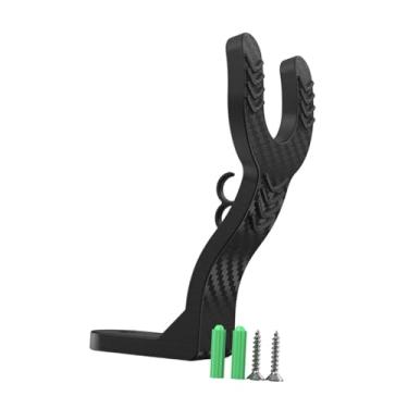 Imagem de JicSuXi Suporte para capacete de motocicleta Suporte para capacete de parede Multiuso com gancho para pendurar Suporte para capacete para porta de garagem