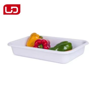 Imagem de Bandeja Retangular Plástico Multiuso Branca 6 Litros - MB PLÁSTICOS