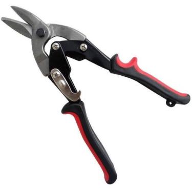 Imagem de Tesoura para chapa, 10 pol. 250 mm, corte esquerdo, cabo dupla injecao