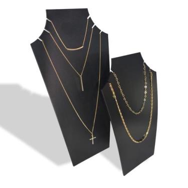 Imagem de Kit de Expositor de Joias Porta Colar - 2 Expositores Grande e Pequeno