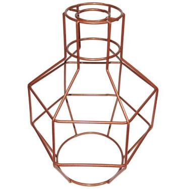 Imagem de Cupula de Aramado Granada Cobre Para Pendentes e Abajures P - CM GLASS