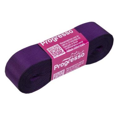 Imagem de Fita Gorgurão Progresso 22mm nº5 - 10m Cor 675 Violeta - 01 unidade - 