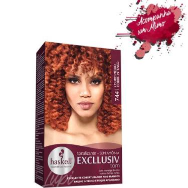 Imagem de Tonalizante 744 Haskell Excllusiv Tom Louro Medio Cobre Intenso