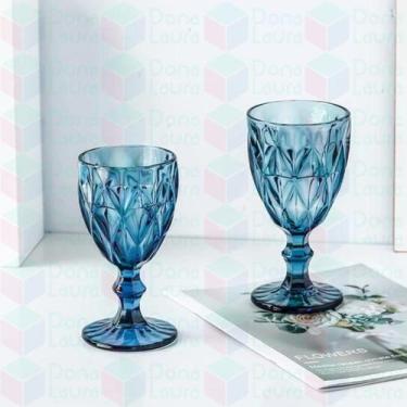 Imagem de 8 Taça Diamante Azul 300ML Bebidas Casamento Drinks - Ecos, Diamante