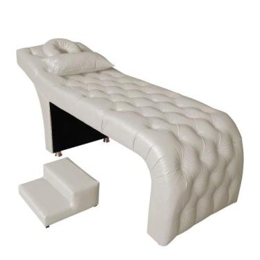 Imagem de Maca Para Clínica Estética Massagista Cílios Sobrancelhas Com Almofada