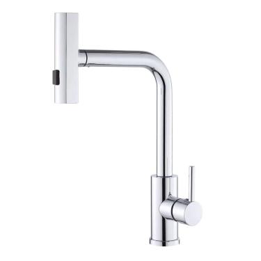 Imagem de Torneira Misturador Inox Cozinha,bancada com Articulador Linha Inox Cromada Grascan Cromado