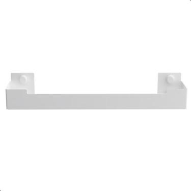 Imagem de Porta Toalha Rosto Suporte Banheiro Toalheiro Branco ELG - HomeDecor